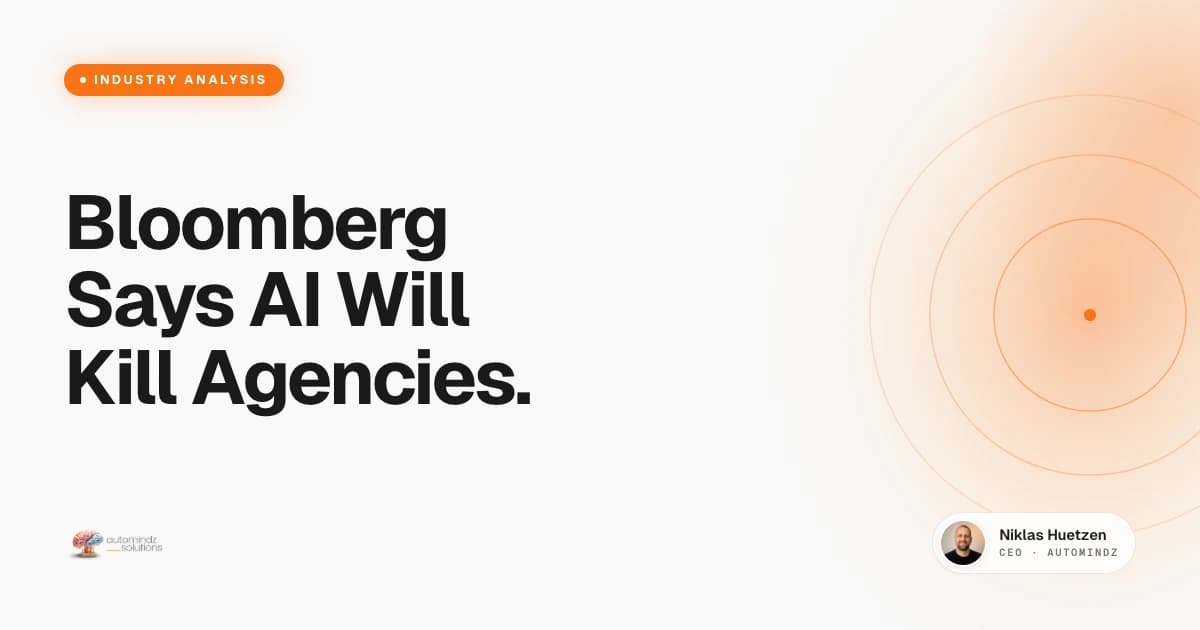 Bloomberg Says AI Will Kill Recruitment Agencies - why specialized agencies will thrive